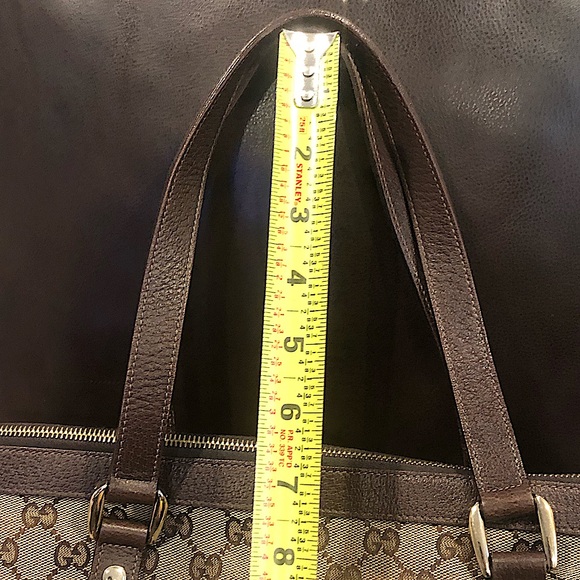 EUC Vintage Gucci GG Supreme Monogram Abbey Tote Handbag - Picture 13 of 17